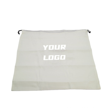 wholesale hot sale custom white cotton drawstring packaging bag